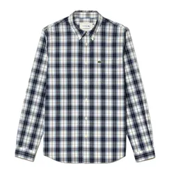 Áo Sơ Mi Dài Tay Lacoste Regular Check Print Stretch Shirt CH3745 51 XDE Phối Màu Size 38