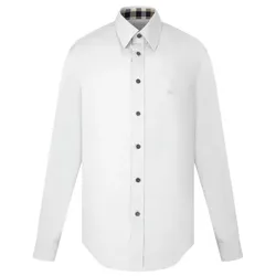 Áo Sơ Mi Nam Burberry 8066768 Shirt White Màu Trắng Size XS