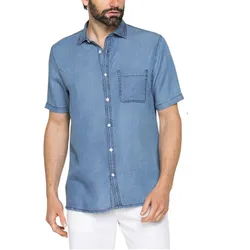Áo Sơ Mi Nam Carrera Jeans Lyocell Denim 211C1227A_500 Light Blue Màu Xanh Nhạt Size L