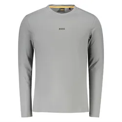 Áo Thun Dài Tay Nam Hugo Boss 50473286TCHARK_GR062 Tshirt Màu Ghi Xám Size S