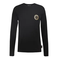Áo Thun Dài Tay Nam Versace Long-Sleeved T-Shirt Màu Đen Size XS