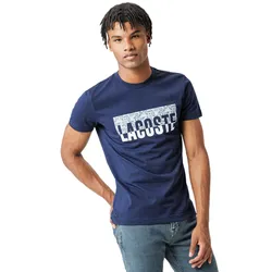 Áo Thun Nam Lacoste Men's T-Shirt TH2306 06L Màu Xanh Navy Size 2