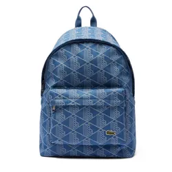 Balo Lacoste Neocroc Jacquard Motif Backpack Blue NU4871NZ-Q74 Màu Xanh Blue