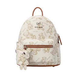 Balo Nữ Guoo Bear GU8018-2910 Màu Trắng Size M
