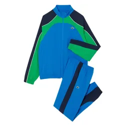 Bộ Quần Áo Lacoste Men's Stretch Tennis Tracksuit Blue Set WH8973 - HI4 Màu Xanh Size 4
