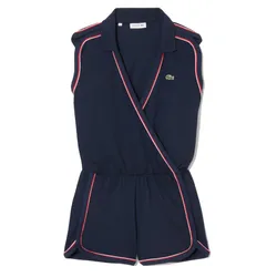 Bộ Quần Áo Liền Thân Nữ Lacoste Sleeveless Polo Romper EF9990-51-GWI Navy Blue Màu Xanh Đậm Size 34