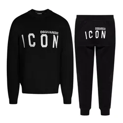 Bộ Quần Áo Nỉ Nam Dsquared2 Logo Icon Print In Black Màu Đen S79HA0001 S17435 961BH/ S79KA0001 S25516 965 Màu Đen Size L