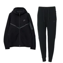 Bộ Quần Áo Nỉ Nam Nike Tech Men's HV0960-010 / HV0950-010 Màu Đen Size S