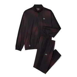 Bộ Thể Thao Nam Lacoste Men's Tracksuit Tennis X Daniil Medvedev WH2609 54N 7V2 Màu Đen Nâu Size 3
