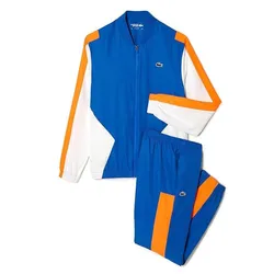 Bộ Thể Thao Nam Lacoste Men's Tracksuit WH5223-00-VIA Màu Xanh Trắng Size 4