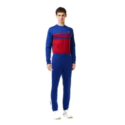 Bộ Thể Thao Nam Lacoste Tennis Track Pants Màu Xanh Đỏ Size 3