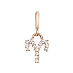 Charm Đồng Hồ Daniel Wellington Zodiac Watch Charm Aries Màu Vàng Hồng
