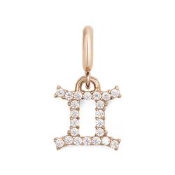 Charm Đồng Hồ Daniel Wellington Zodiac Watch Charm Gemini Màu Vàng Hồng