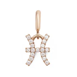Charm Đồng Hồ Daniel Wellington Zodiac Watch Charm Pisces Màu Vàng Hồng