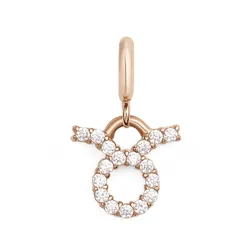 Charm Đồng Hồ Daniel Wellington Zodiac Watch Charm Taurus Màu Vàng Hồng