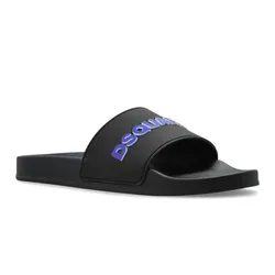Dép Nam Dsquared2 Logo Pool Slides FFM0023 17205013 M1604 Màu Đen Size 41