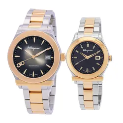 Đồng Hồ Đôi Salvatore Ferragamo Watch SFU800424/F63SBQ9509 Màu Demi (Vàng/Bạc)
