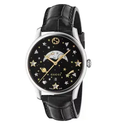 Đồng Hồ Gucci G-Timeless Moonphase YA1264091 Watch Màu Đen
