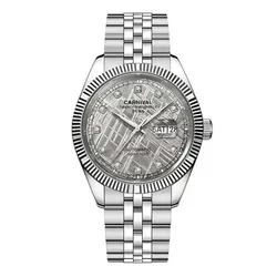 Đồng Hồ Nam Carnival Automatic Watch 8131G-VT-TT Màu Bạc