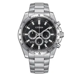 Đồng Hồ Nam Citizen Chronograph AN8230-59E 44mm Màu Bạc Đen