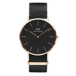 Đồng Hồ Nam Daniel Wellington Classic Cornwall Black Rose Gold Màu Đen