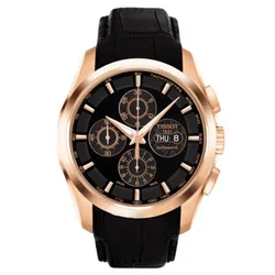 Đồng Hồ Nam Tissot Couturier T035.614.36.051.00 (T0356143605100) Màu Đen/ Vàng Hồng