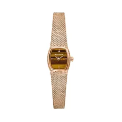 Đồng Hồ Nữ Bulova Classic Goddess of Time Tiger's Eye 97L185 17mm Màu Vàng Hồng