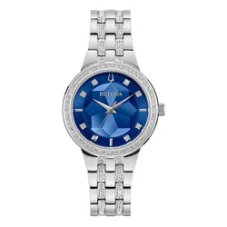 Đồng Hồ Nữ Bulova Watch 96L276 Màu Xanh Bạc