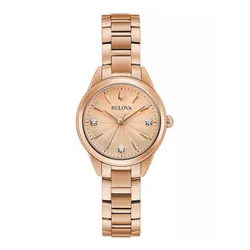 Đồng Hồ Nữ Bulova Watch 97P151 Màu Vàng Hồng