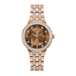 Đồng Hồ Nữ Bulova Watch 98L266 Màu Vàng Hồng