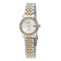 Đồng Hồ Nữ Citizen Quartz Crystal Ladies Watch EU6064-54D Màu Vàng - Bạc