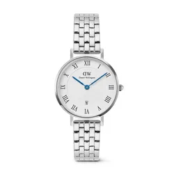 Đồng Hồ Nữ Daniel Wellington 5-LINK - DW00100859 Petite Roman Numerals 28mm Màu Bạc
