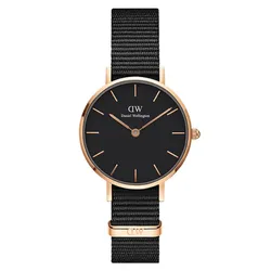 Đồng Hồ Nữ Daniel Wellington DW00100247 Petite Cornwall 28mm Màu Đen