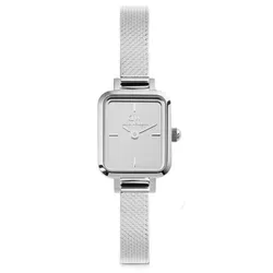 Đồng Hồ Nữ Daniel Wellington DW00100800 Quadro Mini Reflection Màu Bạc