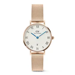 Đồng Hồ Nữ Daniel Wellington Petite Roman Numerals DW00100856 Màu Vàng Hồng