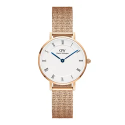 Đồng Hồ Nữ Daniel Wellington Petite Roman Numerals Melrose DW00100681 Màu Vàng Hồng