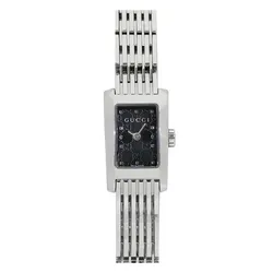 Đồng Hồ Nữ Gucci Quartz Silver Tone YA086514 Màu Bạc - Đen