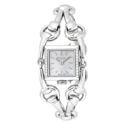 Đồng Hồ Nữ Gucci Quartz Silver Tone YA116505 Màu Bạc