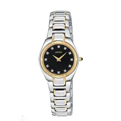 Đồng Hồ Nữ Seiko SUJF30 Màu Đen Bạc