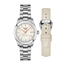 Đồng Hồ Nữ Tissot T132.010.11.111.00 Màu Bạc (Tặng Dây Da)