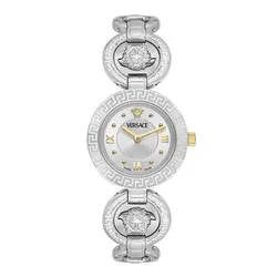 Đồng Hồ Nữ Versace Quartz Greca Jewel  Watch Màu Bạc