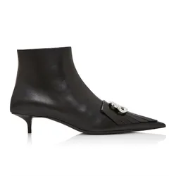 Giày Boot Nữ Balenciaga Fringe Knife Boot 40 Màu Đen Size 37