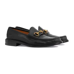 Giày Lười Nam Gucci Loafer With Horsebit Black 723562-U7J00-1000 Màu Đen Size 39.5