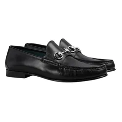 Giày Lười Nam Gucci Loafer With Horsebit 'Black' 757769-AACFG-1000 Màu Đen Size 39