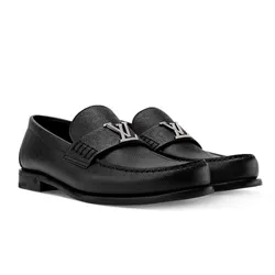 Giày Lười Nam Louis Vuitton LV Major Loafer 1AIYWB Màu Đen Size 39