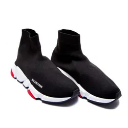 Giày Thể Thao Balenciaga Speed Trainers Red White 530351-W05G0-1000 Màu Đen Trắng Size 35