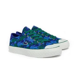 Giày Thể Thao Lacoste Gripshot Lacoste x Minecraft Canvas Trainers 743CFA0046 Màu Xanh Green Size 39.5
