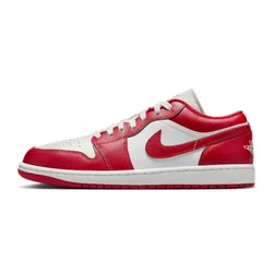 Giày Thể Thao Nike Air Jordan 1 Low Red White 553558-166 Màu Đỏ Trắng Size 40.5