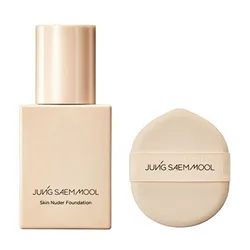 Kem Nền Jung Saem Mool Skin Nuder Foundation SPF 50+ / PA++++ Tone Light 30ml