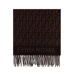 Khăn Choàng Cổ Fendi Monogram Scarf FXT113 AQCW F0949 Màu Nâu